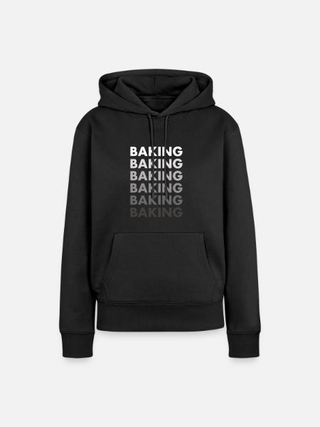 Baker Baking - Frauen Premium Bio Hoodie - Schwarz