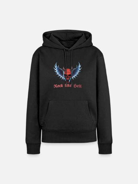 Wing Devil 2024 03 - Frauen Premium Bio Hoodie - Schwarz