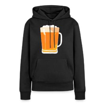 Bier Flsche Krug Saufen Junggesellenabschied 3 - Frauen Premium Bio Hoodie - Schwarz - Vorne - Julia (174cm)