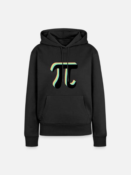 Math Pi-Symbol Pi - Frauen Premium Bio Hoodie - Schwarz