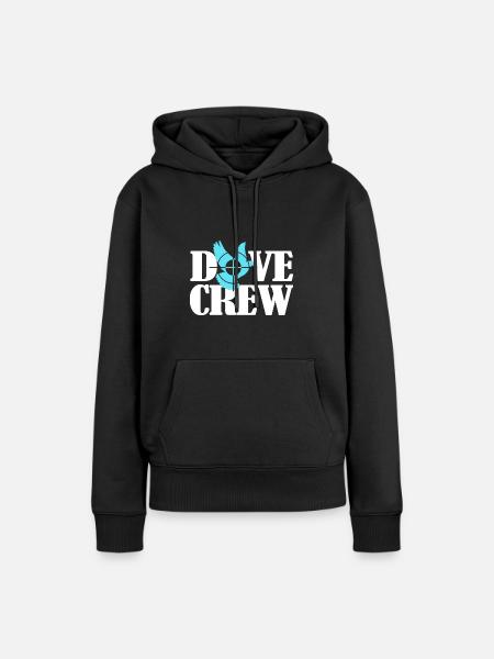 Taube Taubenjagd - Frauen Premium Bio Hoodie - Schwarz