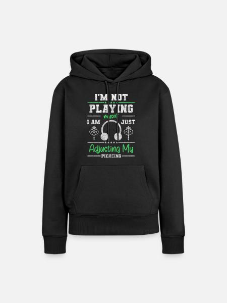 Piercing Art Piercing Studio - Women’s Premium Organic Hoodie - black