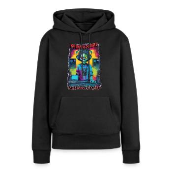 zombie coder - Women’s Premium Organic Hoodie - black - Front - Julia (174cm)