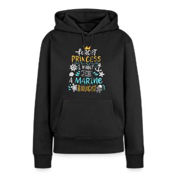 Meeresbiologie Meeresbiologe Meeresbiologin - Frauen Premium Bio Hoodie - Schwarz - Vorne - Julia (174cm)
