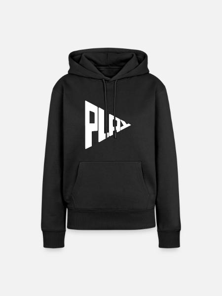 Play - Spiel - Frauen Premium Bio Hoodie - Schwarz