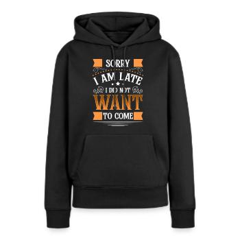 Feiern Alkohol Party machen Bier - Frauen Premium Bio Hoodie - Schwarz - Vorne - Julia (174cm)