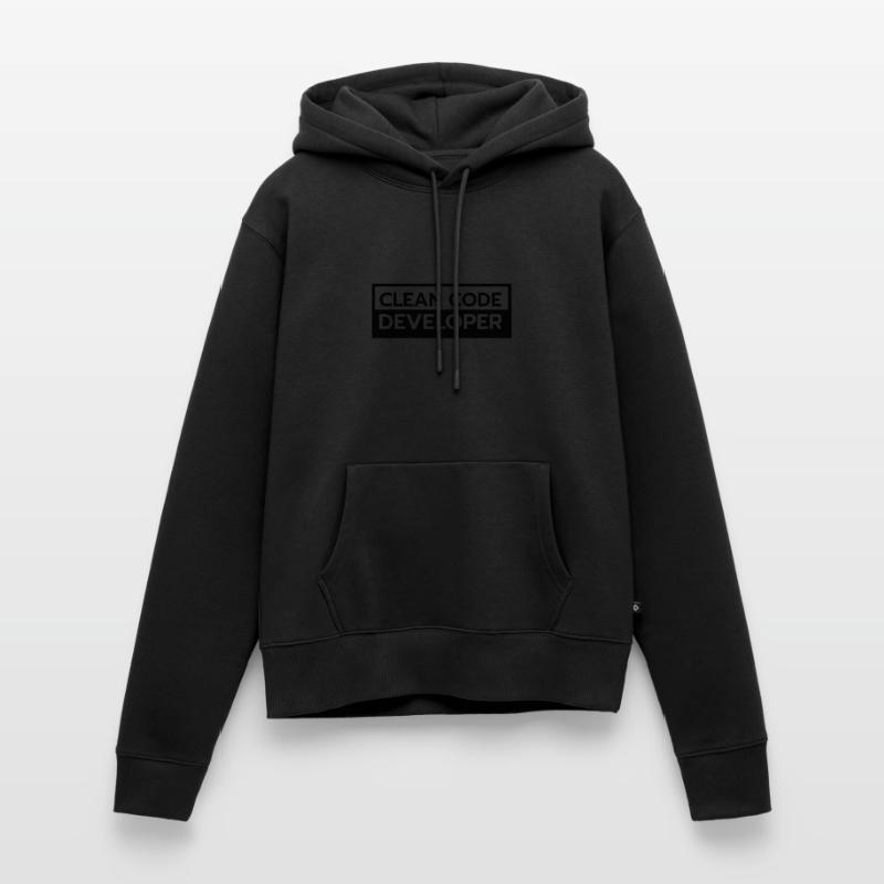 Clean Code Entwickler Coder Programmierer Geschenk Frauen Premium Bio Hoodie