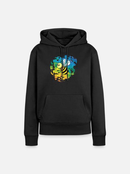 Insekt - Frauen Premium Bio Hoodie - Schwarz
