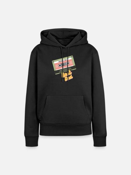 1985 Best Dad - Frauen Premium Bio Hoodie - Schwarz