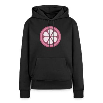 Sliced Mangosteen - Women’s Premium Organic Hoodie - black - Front - Julia (174cm)