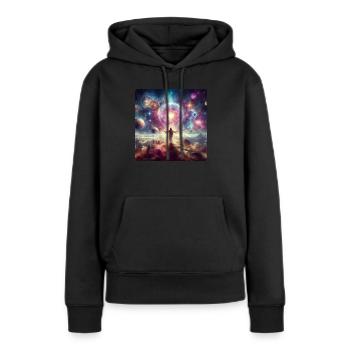 Image 34 - Sweat à capuche Premium bio Femme - noir - Devant - Julia (174cm)