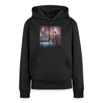 Image 35 - Sweat à capuche Premium bio Femme - noir - Devant - Julia (174cm)