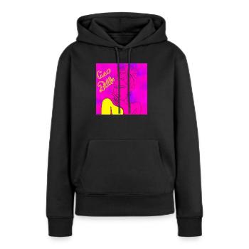 Sinnliche Frau - Frauen Premium Bio Hoodie - Schwarz - Vorne - Julia (174cm)