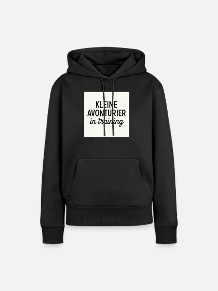 Kleiner Abenteurer - Frauen Premium Bio Hoodie - Schwarz