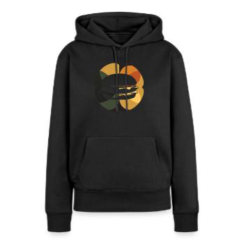 Burger Grilling Joint - Women’s Premium Organic Hoodie - black - Front - Julia (174cm)