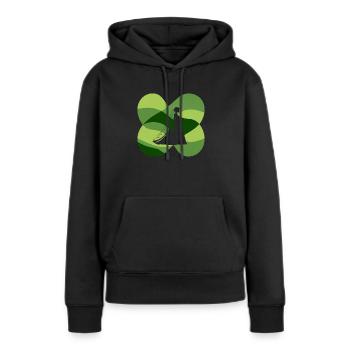Braut Brautjungfer Hochzeitskleid - Frauen Premium Bio Hoodie - Schwarz - Vorne - Julia (174cm)