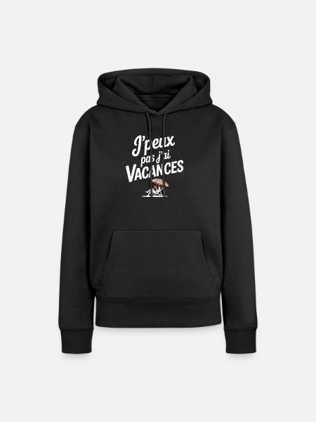Ferien, Sommerferien - Frauen Premium Bio Hoodie - Schwarz
