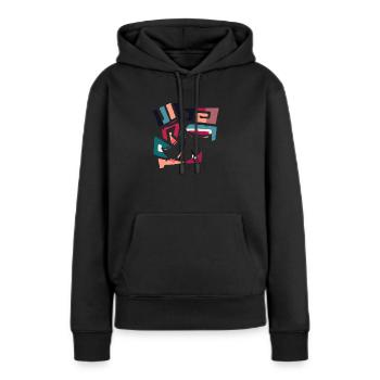 Tanzsport Tanzen Foxtrott - Frauen Premium Bio Hoodie - Schwarz - Vorne - Julia (174cm)