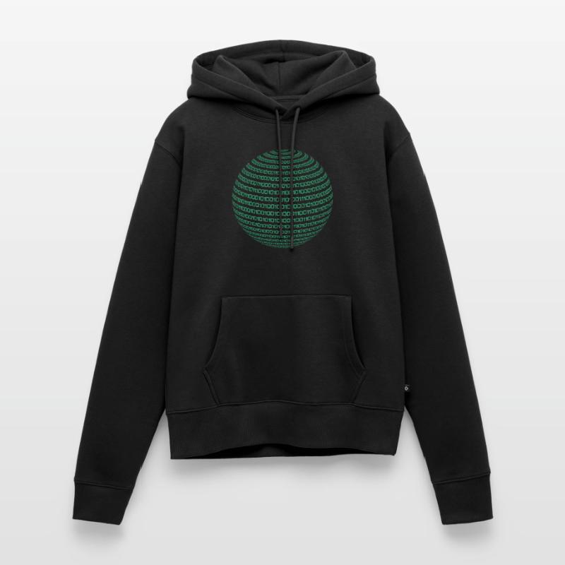 Binärcode Code Informatik Nerd Student Geschenk Frauen Premium Bio Hoodie