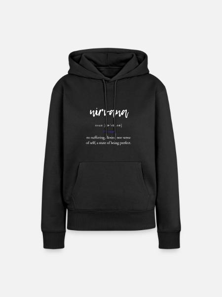 Nirvana Convoluted Edition Black - Frauen Premium Bio Hoodie - Schwarz