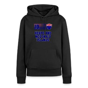 Heard and Mcdonald Islands - Women’s Premium Organic Hoodie - black - Front - Julia (174cm)