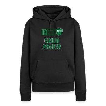 Saudi-Arabien - Frauen Premium Bio Hoodie - Schwarz - Vorne - Julia (174cm)