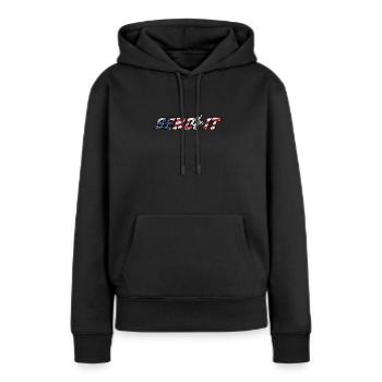 Send it - race - Women’s Premium Organic Hoodie - black - Front - Julia (174cm)