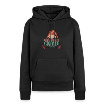 Der Kreditsachbearbeiter Gnom - Gnom - Frauen Premium Bio Hoodie - Schwarz - Vorne - Julia (174cm)