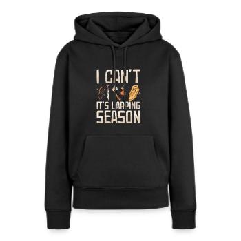 Larp |Live-Action-Rollenspiel |Larpen |Larp - Frauen Premium Bio Hoodie - Schwarz - Vorne - Julia (174cm)