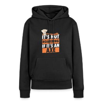 Larp |Live-Action-Rollenspiel |Larpen |Larp - Frauen Premium Bio Hoodie - Schwarz - Vorne - Julia (174cm)