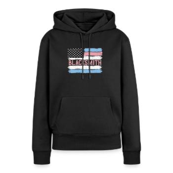 US Pride Smith Metal Work Gift Idea - Sweat à capuche Premium bio Femme - noir - Devant - Julia (174cm)