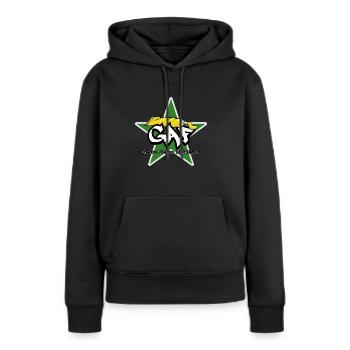 Grüne Armee Fraktion - Frauen Premium Bio Hoodie - Schwarz - Vorne - Julia (174cm)