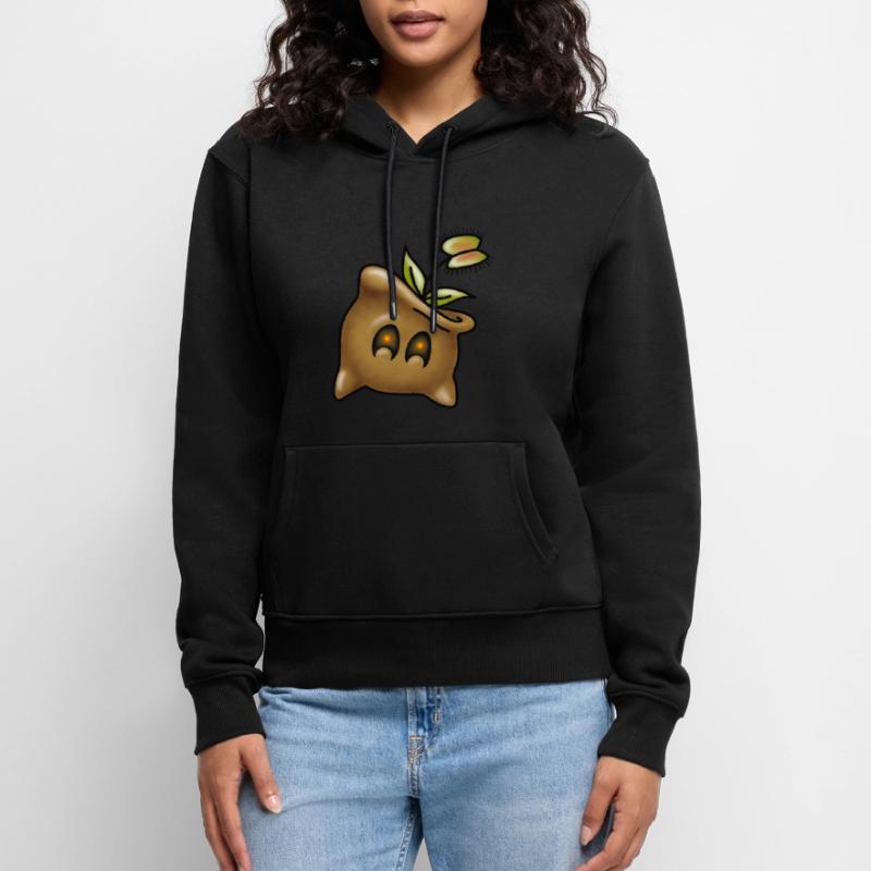 Possessed Sack with Venus Flytrap - Haunted Comic Women’s Premium Organic Hoodie