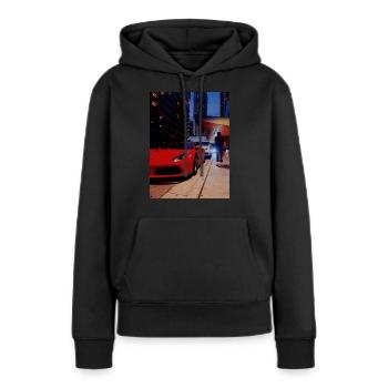miami luxury cars - Women’s Premium Organic Hoodie - black - Front - Julia (174cm)