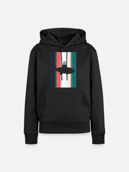 Uboot Schiff U Boot - Frauen Premium Bio Hoodie - Schwarz