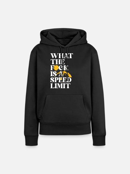 Auto - Frauen Premium Bio Hoodie - Schwarz