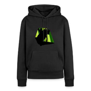 Animaux de compagnie mignons - Sweat à capuche Premium bio Femme - noir - Devant - Julia (174cm)