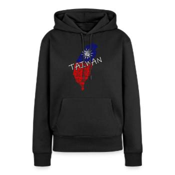 taiwan Taiwan taipeh - Frauen Premium Bio Hoodie - Schwarz - Vorne - Julia (174cm)