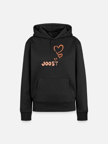 Name Joost - Frauen Premium Bio Hoodie - Schwarz