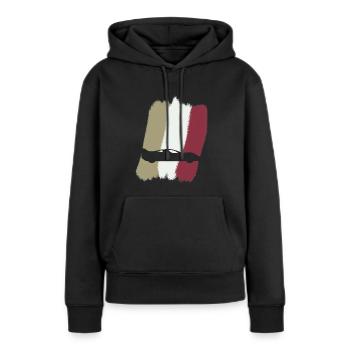 Autorennen Rennfahrer Flitzer - Frauen Premium Bio Hoodie - Schwarz - Vorne - Julia (174cm)