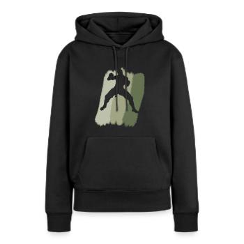 MMA Capoeira Grappling - Women’s Premium Organic Hoodie - black - Front - Julia (174cm)