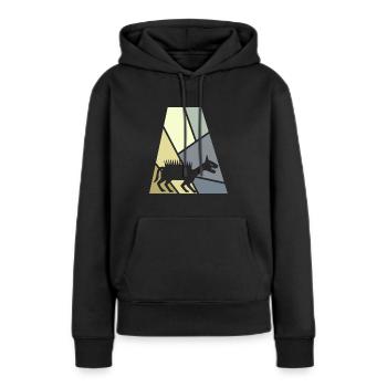 Kryptozoologie Fabeltier Fabelwesen - Frauen Premium Bio Hoodie - Schwarz - Vorne - Julia (174cm)