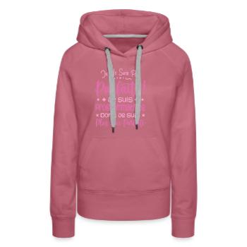 Ein mehr als perfekter Programmierer, ein Traumberuf - Frauen Premium Bio Hoodie - Malve - Vorne - Isabella (175cm)
