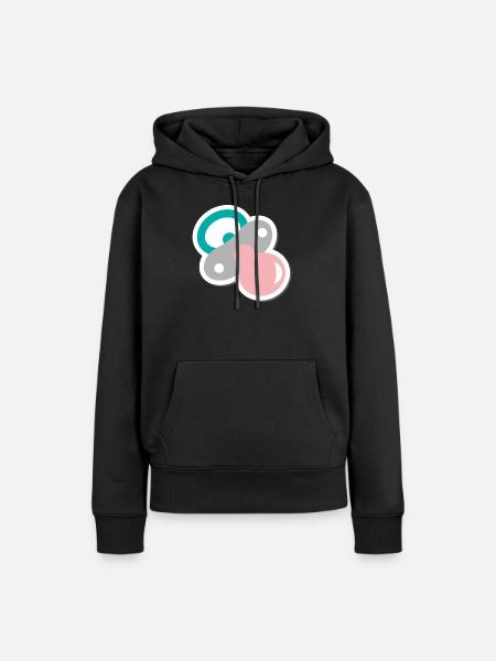 schnuller - Frauen Premium Bio Hoodie - Schwarz