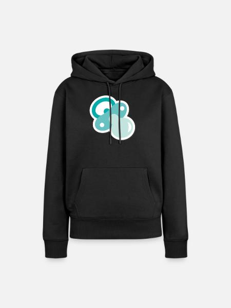 Schnuller - Frauen Premium Bio Hoodie - Schwarz