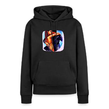 Hot Latina - Frauen Premium Bio Hoodie - Schwarz - Vorne - Julia (174cm)