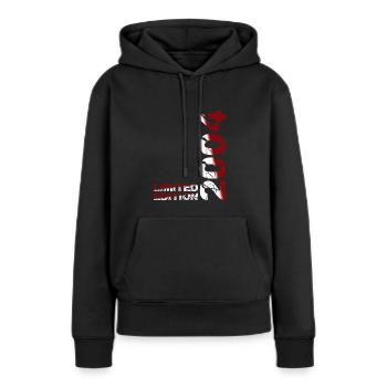 2004 Édition Limitée Anniversaire Cadeau Femme Mari - Sweat à capuche Premium bio Femme - noir - Devant - Julia (174cm)