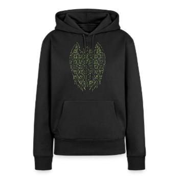 Erzengel Katholischer Heiliger Engel Heiliger Michael Heiliger - Frauen Premium Bio Hoodie - Schwarz - Vorne - Julia (174cm)