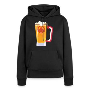 Bier Flsche Krug Saufen Junggesellenabschied 4 - Frauen Premium Bio Hoodie - Schwarz - Vorne - Julia (174cm)