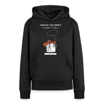 Designerin Grafiker Grafik Designer Künstler - Frauen Premium Bio Hoodie - Schwarz - Vorne - Julia (174cm)